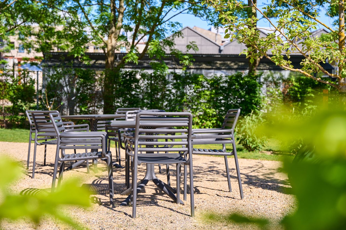 Bangs Have - terrasse i gårdrummet